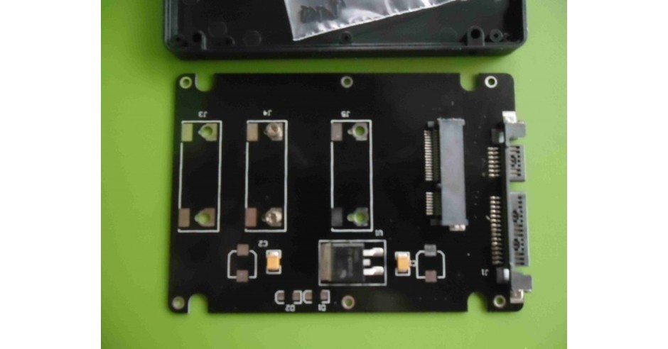 Adaptor convertor SSD mSATA la SATA cu carcasa/ rack NEGRU | arhiva ...