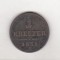 bnk mnd Austria 1 kreuzer 1851 E