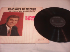 DISC VINIL BENONE SINULESCU-CANTECE DE PETRECERE LA CASUTA CU PRIDVOR EPE 01566 foto