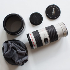 Teleobiectiv Canon EF 70-200mm f/4L IS USM - cu stabilizare de imagine foto