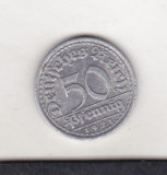 Bnk mnd Germania 50 pfennig 1921 F, Europa