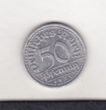 Bnk mnd Germania 50 pfennig 1921 F, Europa