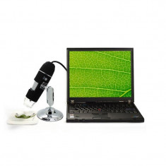 Microscop video digital 500X USB 2MB 8 leduri 30FPS USB zoom foto