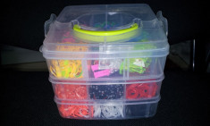 Kit complet LOOM BANDS - Elastice pentru bratari. 4200 buc foto