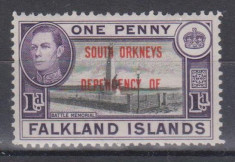 INSULELE FALKLAND - SOUTH ORKNEYS, 1944, nestampilat, MNH (GB1) foto