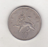 Bnk mnd Marea Britanie Anglia 10 pence 1969, Europa