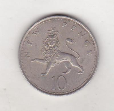 bnk mnd Marea Britanie Anglia 10 pence 1969 foto