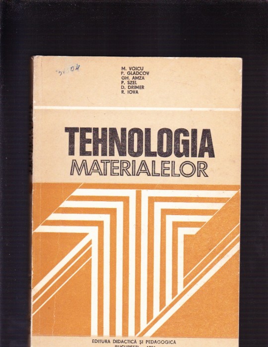 TEHNOLOGIA MATERIALELOR
