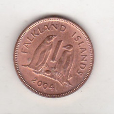 bnk mnd Insulele Falkland 1 penny 2004 , pinguini