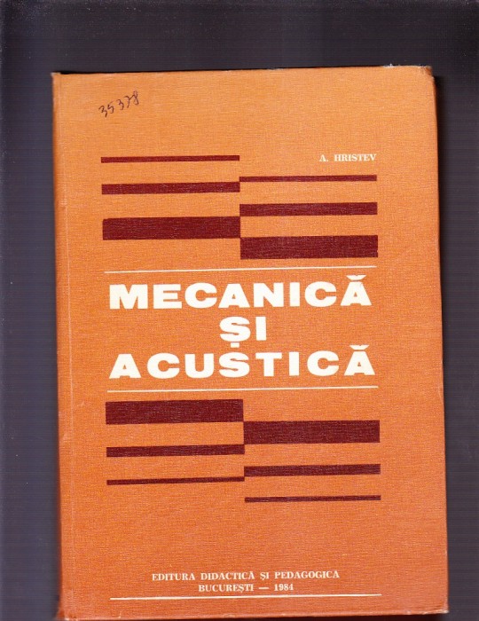 MECANICA SI ACUSTICA
