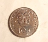 POLINEZIA FRANCEZA 10 FRANCI 1984, Australia si Oceania