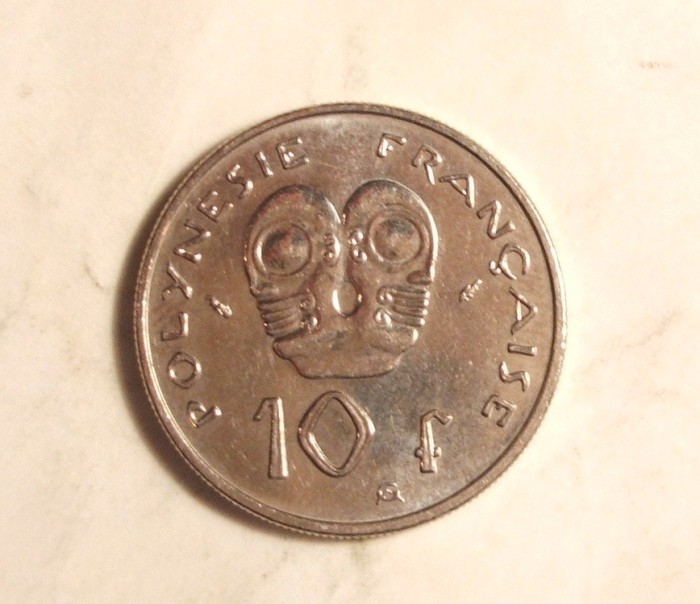 POLINEZIA FRANCEZA 10 FRANCI 1984
