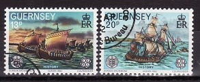 Europa-cept 1982 - Guernsey - cat.nr.248-9 stampilat(z) foto