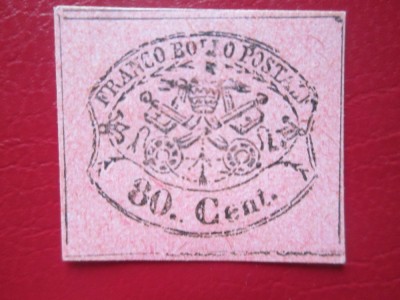 TIMBRE ITALIA =1867 =NEDANTELAT=80C foto