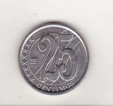 bnk mnd Venezuela 25 centimos 2007