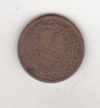 bnk mnd Ungaria 1 krajczar 1886 foto