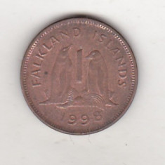 bnk mnd Insulele Falkland 1 penny 1998 , pinguini