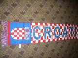 2 Fulare Suporteri Echipa Nationala de Fotbal Croatia ,sponsor CocaCola ,L=131cm