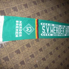 Fular al Suporterilor Echipei de Fotbal SV Werder Bremen Germania , L= 142 cm