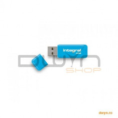USB 4GB Neon Blue foto
