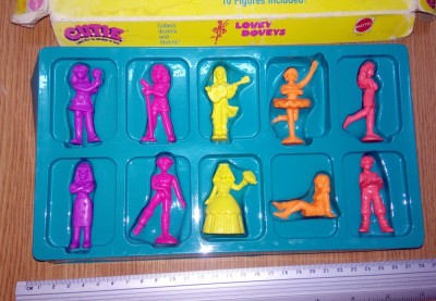 SET FIGURINE NEFOLOSITE - MATTEL DOVEY LOVEYS 10 BUC -VINTAGE , 1986 foto