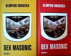 DEX Masonic [vol. I + II cartonate] - Olimpian Ungherea foto