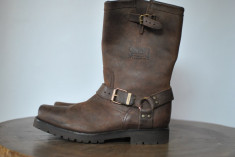 SANCHO CIZME DE PIELE / BIKER BOOTS MARIMEA 43 foto