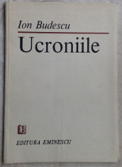 ION BUDESCU - UCRONIILE (VERSURI, 1988) [dedicatie / autograf] foto