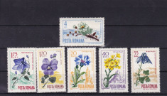 ROMANIA 1967 LP 649 FLORA CARPATINA SERIE MNH foto