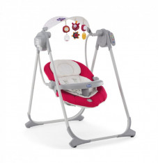 Balansoar cu vibratii Chicco Polly Swing Up, Paprika, 0luni+ foto