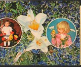 CPI (B7996) FELICITARE DE PASTI, CARTE POSTALA - COPII IN MEDALION, CRINI