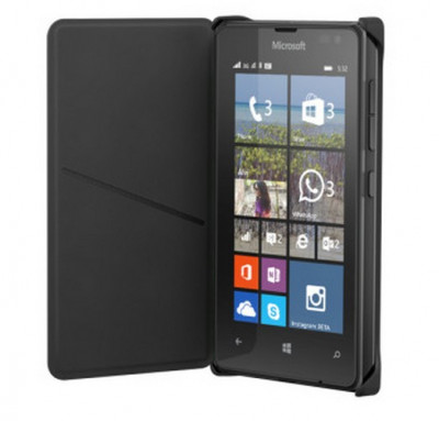 Husa originala Microsoft Nokia Lumia 532 + stylus + casti foto