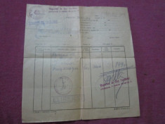 factura anul 1951 fero metal pt aparat radio pionier pret 8990 c5 foto