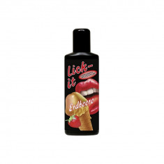 Lubrifiant Lick-It 50ml de capsuni - Sex Shop Erotic24 foto