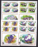 Aitutaki 2002 fauna WWF pasari MI 772-775 4 kleib. MNH w40, Nestampilat