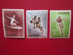 TIMBRE SAN MARINO=SERIE=MNH foto