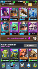 Cont Clash royale 7 legendare foto