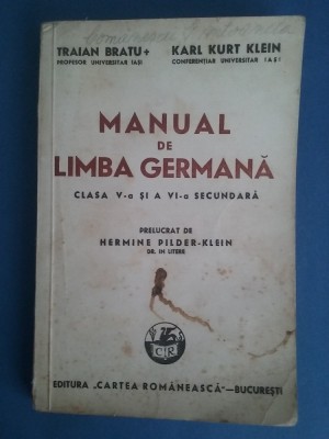 Manual de limba germana 1942 / R3P2F foto