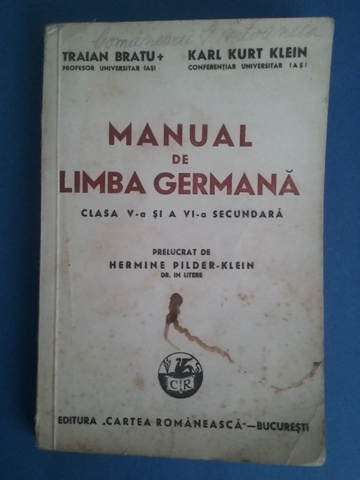 Manual de limba germana 1942 / R3P2F