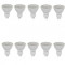 Set 10 spoturi LED 6W 220V GU 5.3 Lumina rece DLF 6061