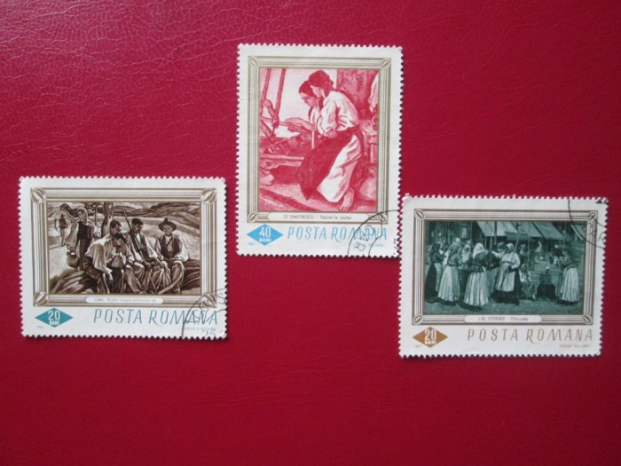 TIMBRE ROMANIA LOT STAMPILAT