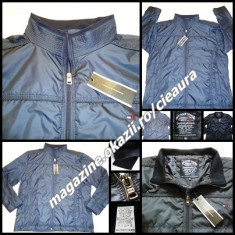 GEACA BARBATI 6XL GEN FIRMA TOMMY HILFIGER ELEGANTA CASUAL JACHETA BLEUMARIN foto