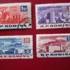 TIMBRE ROMANIA FABRICI UZINE LOT STAMPILAT