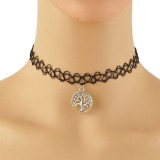 Cumpara ieftin Pandantiv / Choker - Vintage / Retro / Punk Style - Copacul Vietii