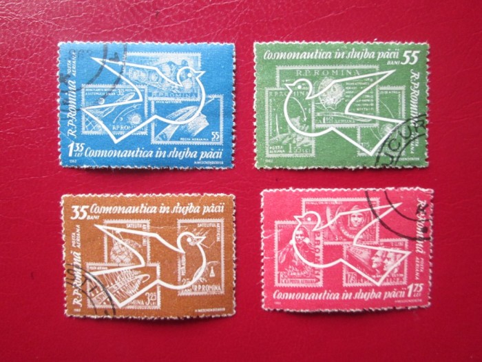 TIMBRE ROMANIA SERIE STAMPILATA