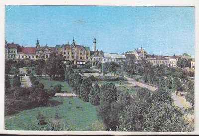 bnk cp Satu Mare - Piata Libertatii - circulata foto