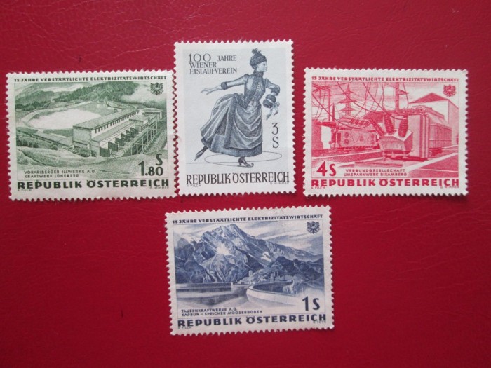 TIMBRE AUSTRIA SERIE=MNH