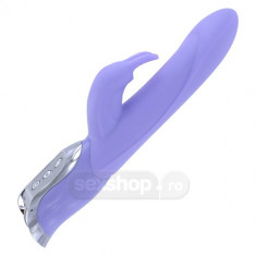 Vibratoare iepuras - Vibe Therapy Liniste Iepuras Vibrator din Silicon cu 7 Functii Violet foto