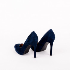 Pantofi dama Astri albastrii foto