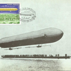 No(2)ilustrata maxima-DIRIJABILE-Zeppelinul LZ 1-prima zi